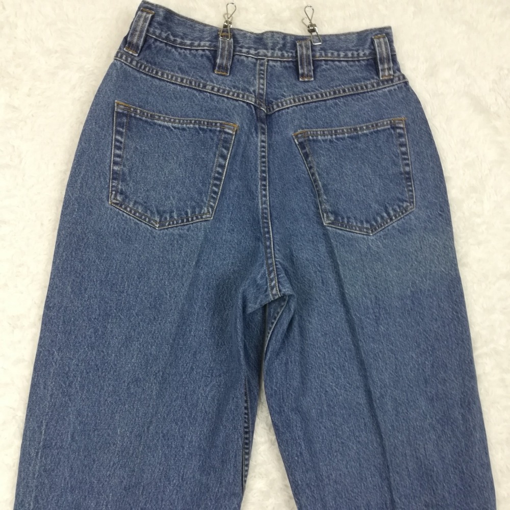 Vtg The Limited Womens Mom Jeans Blue Denim Button Fly High Rise Relaxed 8 - Picture 9 of 10